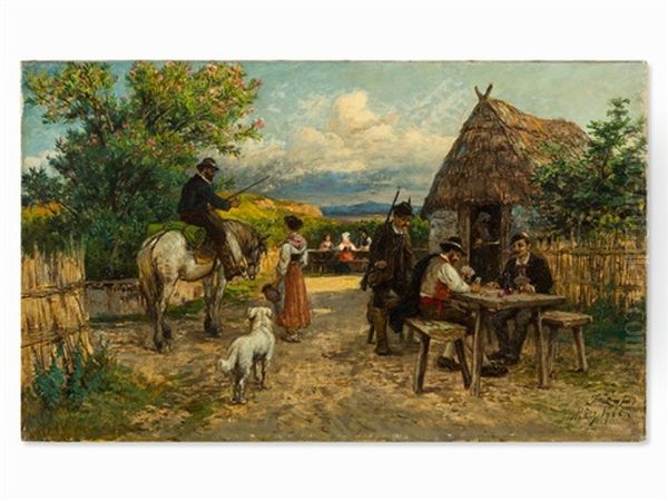Italian Village Scene - view 1