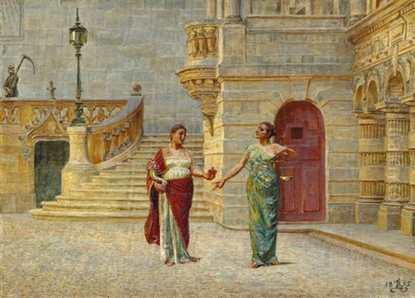 Hotel De Ville In La Rochelle With Justitia Og Misericordia - view 1