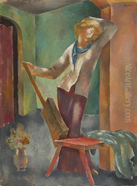 Girl With The Mandolin - view 1