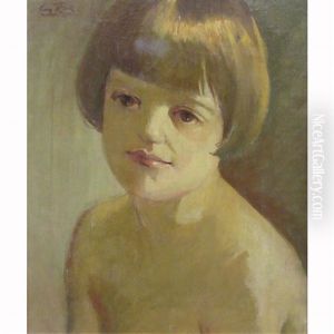 Portrait Of A Boy, Purportedly The Artist's Son by Eugene Zak
