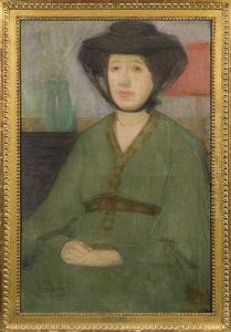 Portrait Of Artist's Mother by Eugene Zak