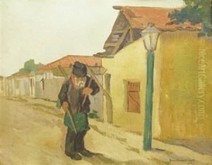 Wood Cutters by Gheorghe Zamphiropol Dall
