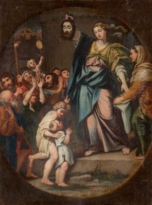Judith Et Holopherne by Domenico Zampieri (Il Domenichino)