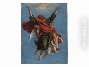 The Rapture Of Saint Paul by Domenico Zampieri (Il Domenichino)