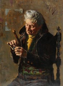 Elderly Man With Snuff Box Elderly Man With Snuff Box
