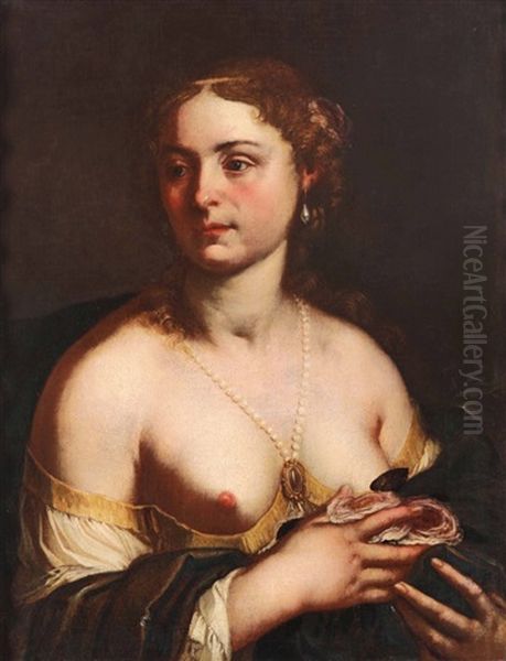 Ritratto Di Giovane Donna Con Collana - view 1
