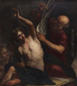 Dedale Et Icare by Antonio Zanchi