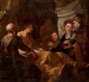 Antiochus Et Stratonice by Antonio Zanchi