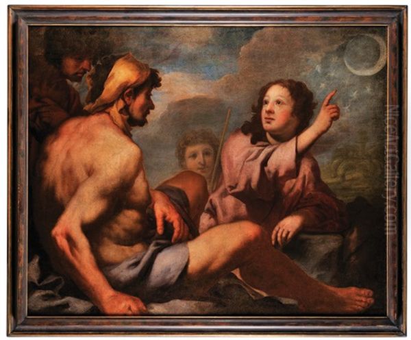 Joseph Describing His Dreams To His Brothers - view 1