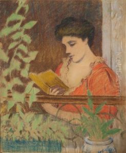 Giovane Donna In Lettura by Federico Zandomeneghi