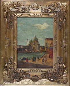View Of Piazza San Marco, From Across The Grand Canal by Vettore Zanetti-Zilla