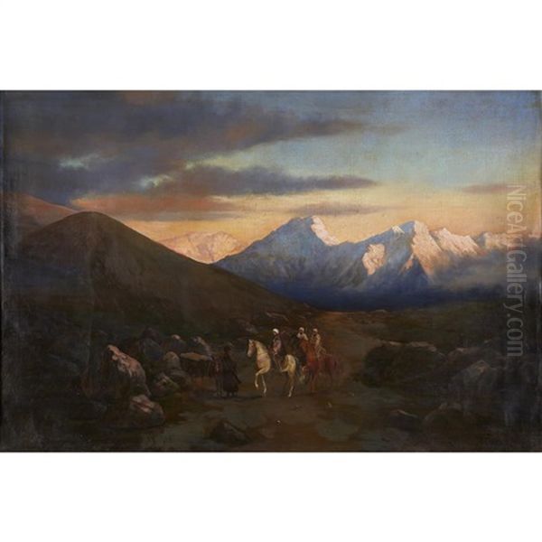 Tribesmen In Mountains - view 1