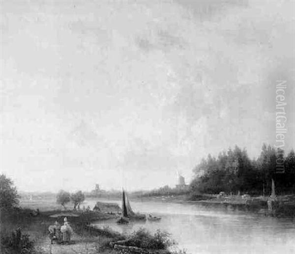 A Panoramic River Scene - view 1