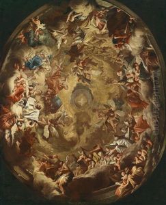 Die Apotheose Des Heiligen Kajetan by Jackob Zanusi