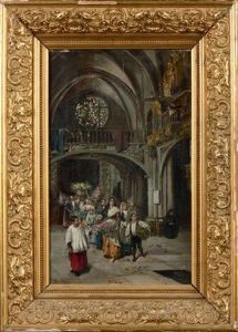 La Procession by Juan Jose Zapater