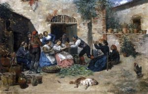 Scene Animee En Espagne by Juan Jose Zapater