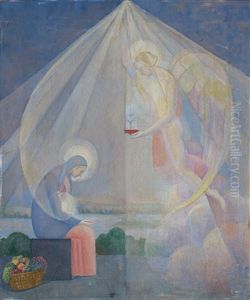 Anunciacion by Angel Zarraga Arguelles