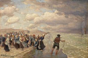 Fishermen's Wives by Viktor Ivanovich Zarubin