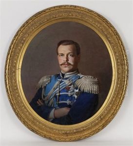 Portrait Du Tsar Alexandre Iii by Sergei Konstantinovich Zaryanko