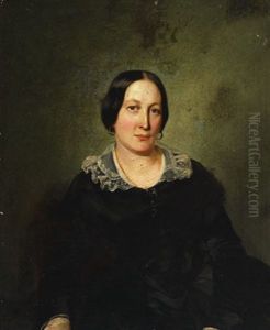 A Lady Of Aristocracy by Sergei Konstantinovich Zaryanko