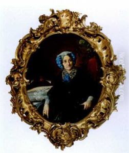 A Portrait Of Mother by Sergei Konstantinovich Zaryanko
