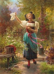He"s Coming by Hans Zatzka