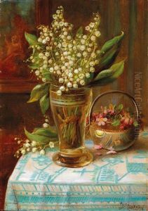 Lilies Of The Valley In A Glass