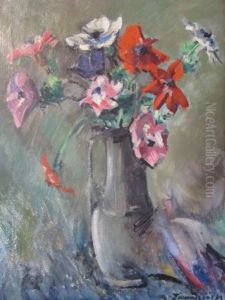 Composition Florale by Czeslaw Zawadzinski