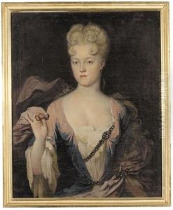Portrait Of Marie Charlotte Princess Of East Friesland by Guilijn Peeter van der Zeepen