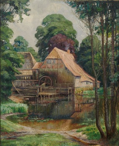 Grander Muhle Bei Friedrichsruh (sachsenwald) - view 1