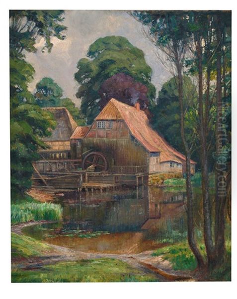 Grander Muhle Bei Friedrichsruh (sachsenwald) - view 1
