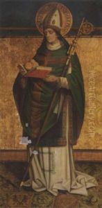 Saint Nicholas Of Bari by Bartholome Zeitblom