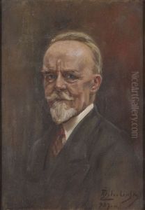 Self-portrait In The Age Of 74 by Kasper Zelechowski
