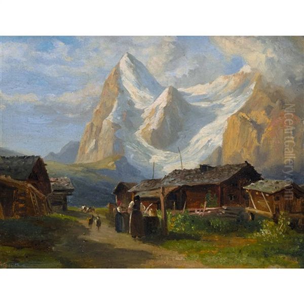 Der Eiger Von Murren Aus - view 1