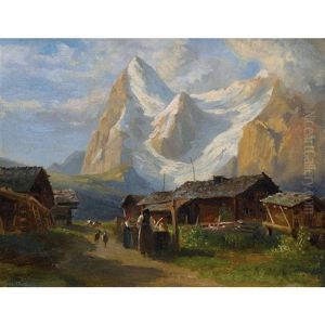 Das Wetterhorn Bei Grindelwald