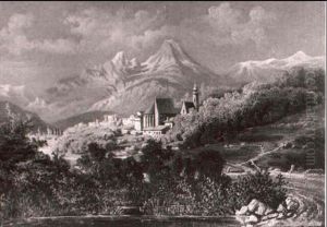 Blick Auf Berchtesgaden by Carl Von Zellenberg