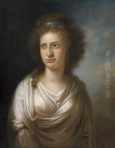 Portrait Der Freifrau Magdalene Wilhelmine Vom Und Zum Stein, Geb. Grafin Von Wallmoden-gimborn (1772 - 1819) by Anton Zeller