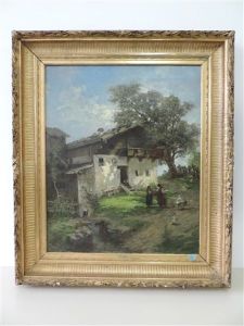 Bauernhof by Friedrich Fritz Zeller