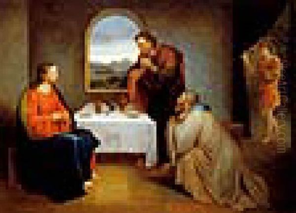 Christus Und Die Junger In Emmaus - view 1