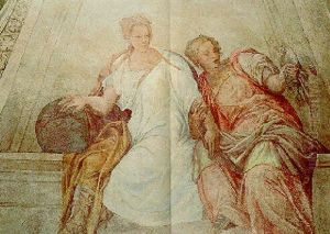 La Rhetorique Et La Dialectique by Giovanni Battista Zelotti