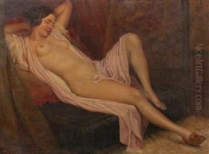 Nude Relaxing by Frantisek Zenisek Jr.