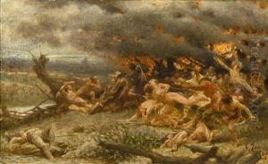 Massacre Of The Adamites by Frantisek Ii Zenisek