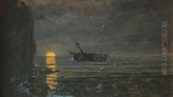Sunset At Sea - view 1