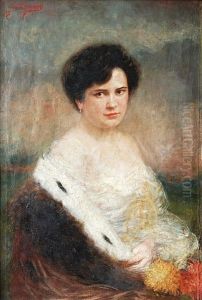 Portret Damy by Josef Zenisek
