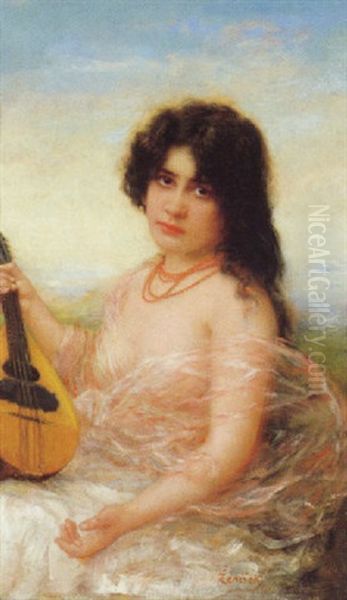 Mandolinenspielerin - view 1