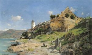 View Of Durnstein by Eduard Zetsche