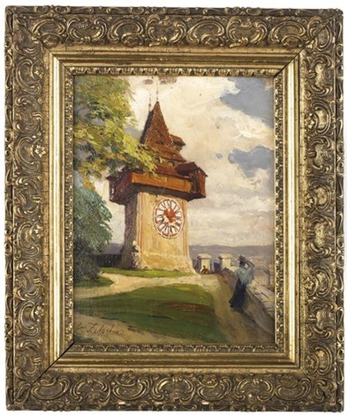 Am Grazer Uhrturm - view 1