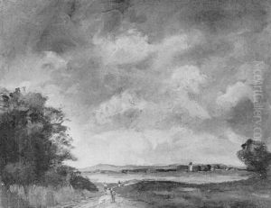 Dorf Im Vorgebirge by Max Zettler