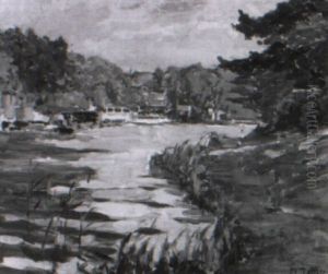 Fluslandschaft by Max Zettler