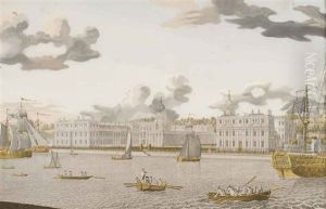Une Vue De Greenwich (?) by Jonas Zeuner